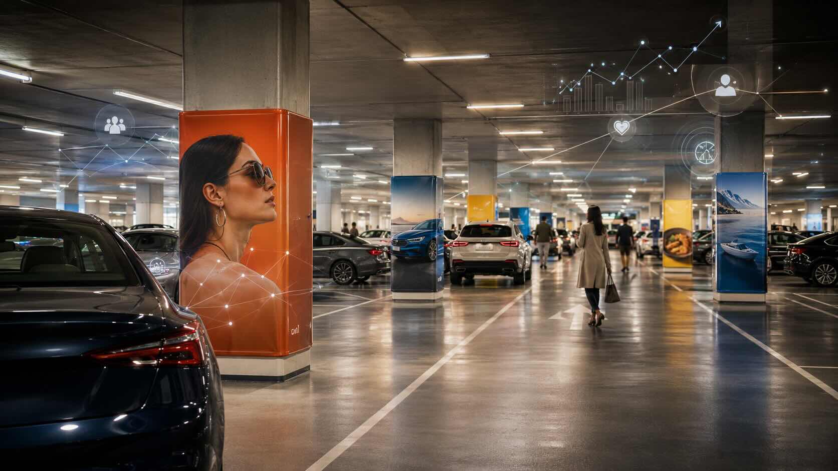 Cingo [Column Wraps] transforms parking columns into media assets combining protection, branding, and revenue generation in one solution.